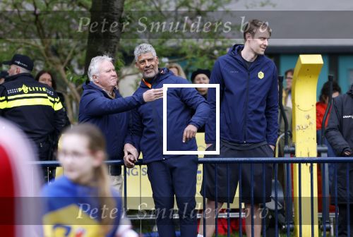 Amsterdam 17 april 2024
Staatsbezoek Nederland - Spanje met Koning Willem Alexander Koningin Maxima Koning Filipe en Koningin Letizia van Spanje aan Nederland . Koning Willem Alexander en Koning Felipe bezoeken Cruyff court in betondorp . oa aanwezig Jordy Cruijff Susila Cruijff Frank Rijkaard en Guus Hiddink.