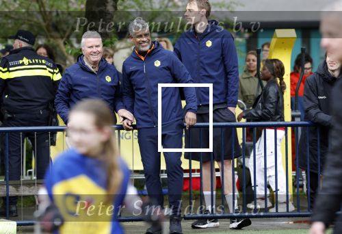 Amsterdam 17 april 2024
Staatsbezoek Nederland - Spanje met Koning Willem Alexander Koningin Maxima Koning Filipe en Koningin Letizia van Spanje aan Nederland . Koning Willem Alexander en Koning Felipe bezoeken Cruyff court in betondorp . oa aanwezig Jordy Cruijff Susila Cruijff Frank Rijkaard en Guus Hiddink.