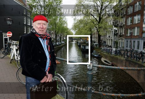 Amsterdam 9 april 2024
Harry Slinger met de schrijver van zijn boek Edwin Gitsels in de Jordaan waar Harry geboren is .
