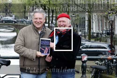 Amsterdam 9 april 2024
Harry Slinger met de schrijver van zijn boek Edwin Gitsels in de Jordaan waar Harry geboren is .