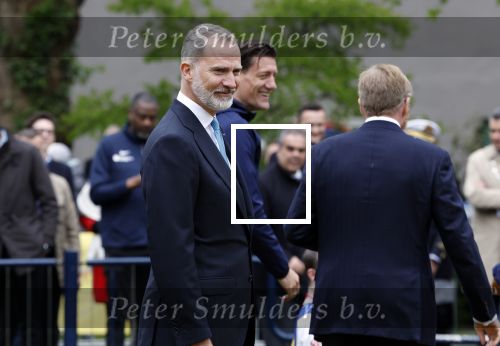 Amsterdam 17 april 2024
Staatsbezoek Nederland - Spanje met Koning Willem Alexander Koningin Maxima Koning Filipe en Koningin Letizia van Spanje aan Nederland . Koning Willem Alexander en Koning Felipe bezoeken Cruyff court in betondorp . oa aanwezig Jordy Cruijff Susila Cruijff Frank Rijkaard en Guus Hiddink.