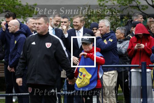 Amsterdam 17 april 2024
Staatsbezoek Nederland - Spanje met Koning Willem Alexander Koningin Maxima Koning Filipe en Koningin Letizia van Spanje aan Nederland . Koning Willem Alexander en Koning Felipe bezoeken Cruyff court in betondorp . oa aanwezig Jordy Cruijff Susila Cruijff Frank Rijkaard en Guus Hiddink.