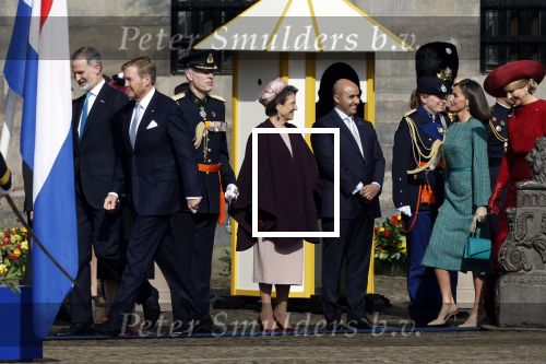 Amsterdam 17 april 2024
Staatsbezoek Nederland - Spanje met Koning Willem Alexander Koningin Maxima Koning Filipe en Koningin Letizia van Spanje aan Nederland .