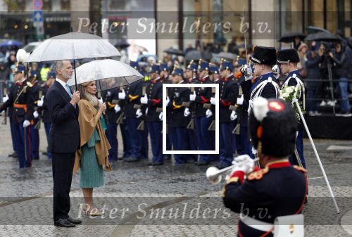 Amsterdam 17 april 2024
Staatsbezoek Nederland - Spanje met Koning Willem Alexander Koningin Maxima Koning Filipe en Koningin Letizia van Spanje aan Nederland .