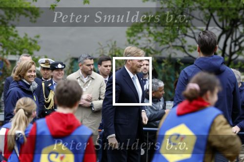 Amsterdam 17 april 2024
Staatsbezoek Nederland - Spanje met Koning Willem Alexander Koningin Maxima Koning Filipe en Koningin Letizia van Spanje aan Nederland . Koning Willem Alexander en Koning Felipe bezoeken Cruyff court in betondorp . oa aanwezig Jordy Cruijff Susila Cruijff Frank Rijkaard en Guus Hiddink.