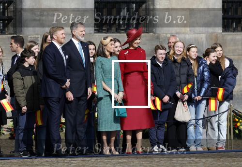 Amsterdam 17 april 2024
Staatsbezoek Nederland - Spanje met Koning Willem Alexander Koningin Maxima Koning Filipe en Koningin Letizia van Spanje aan Nederland .