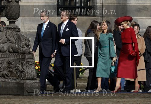 Amsterdam 17 april 2024
Staatsbezoek Nederland - Spanje met Koning Willem Alexander Koningin Maxima Koning Filipe en Koningin Letizia van Spanje aan Nederland .