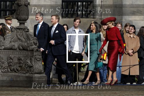 Amsterdam 17 april 2024
Staatsbezoek Nederland - Spanje met Koning Willem Alexander Koningin Maxima Koning Filipe en Koningin Letizia van Spanje aan Nederland .