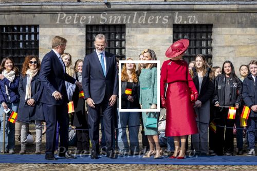 Amsterdam 17 april 2024
Staatsbezoek Nederland - Spanje met Koning Willem Alexander Koningin Maxima Koning Filipe en Koningin Letizia van Spanje aan Nederland .