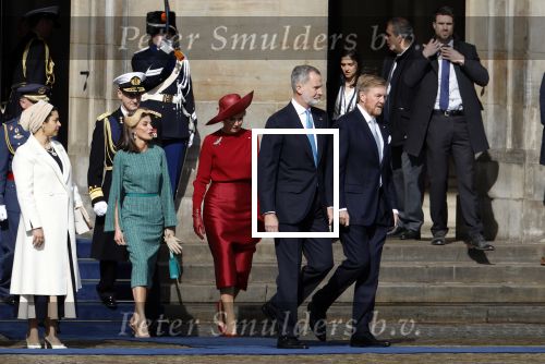 Amsterdam 17 april 2024
Staatsbezoek Nederland - Spanje met Koning Willem Alexander Koningin Maxima Koning Filipe en Koningin Letizia van Spanje aan Nederland .