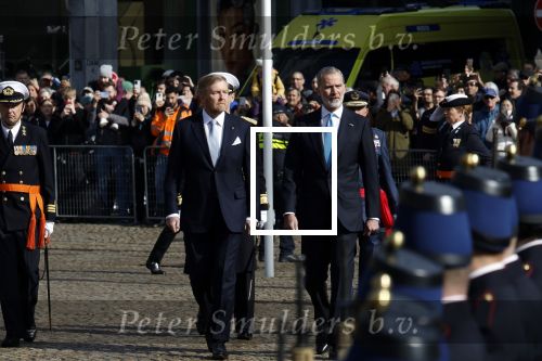 Amsterdam 17 april 2024
Staatsbezoek Nederland - Spanje met Koning Willem Alexander Koningin Maxima Koning Filipe en Koningin Letizia van Spanje aan Nederland .