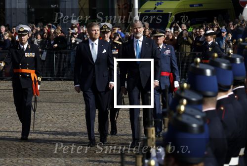 Amsterdam 17 april 2024
Staatsbezoek Nederland - Spanje met Koning Willem Alexander Koningin Maxima Koning Filipe en Koningin Letizia van Spanje aan Nederland .