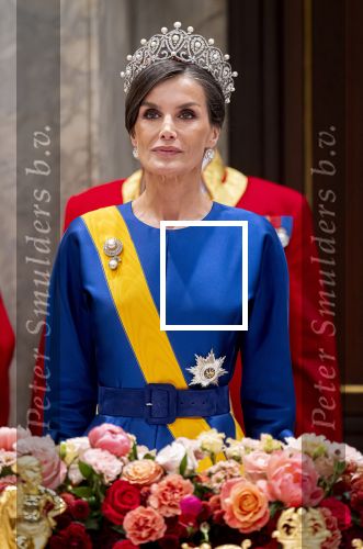 Amsterdam 17 april 2024
Staatsbezoek van Nederland en Spanje met Koning Willem Alexander Koningin Maxima Prinses Amalia Koning Felipe en Koninigin Letizia. Dit was het eerste staatsbanket van Prinses Amalia in het paleis op de Dam.