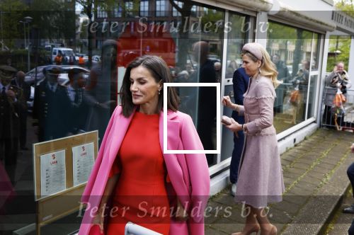 Amsterdam 18 april 2024
Koningin Maxima en Koningin Latizia van Spanje bezoeken Lab6 in Amsterdam west en aansluiten gaan ze naar 10 jaar bestaan Amsterdam Spanish film festival in Tuschinski.