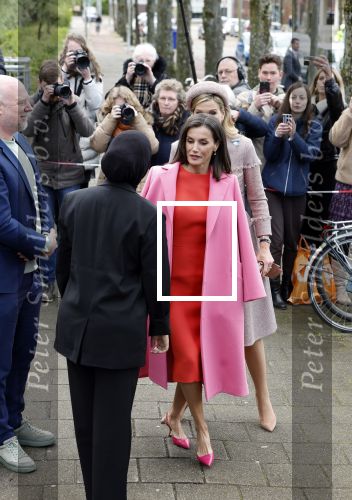 Amsterdam 18 april 2024
Koningin Maxima en Koningin Latizia van Spanje bezoeken Lab6 in Amsterdam west en aansluiten gaan ze naar 10 jaar bestaan Amsterdam Spanish film festival in Tuschinski.