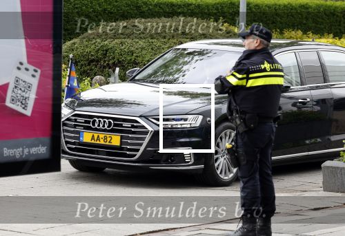 Utrecht 9 april 2024
Koning Maxima bij Nibud event in de jaarbeurs. Nieuwe verlengde audi A8 Koningin Maxima