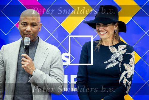 Amsterdam 9 april 2024
Koningin Maxima bij lancering Amsterdams MBO stagepact. Maxima en Humberto Tan