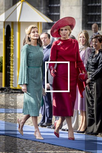 Amsterdam 17 april 2024
Staatsbezoek Nederland - Spanje met Koning Willem Alexander Koningin Maxima Koning Filipe en Koningin Letizia van Spanje aan Nederland .