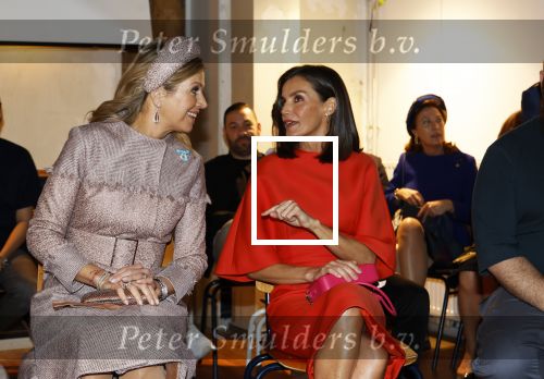 Amsterdam 18 april 2024
Koningin Maxima en Koningin Latizia van Spanje bezoeken Lab6 in Amsterdam west en aansluiten gaan ze naar 10 jaar bestaan Amsterdam Spanish film festival in Tuschinski.