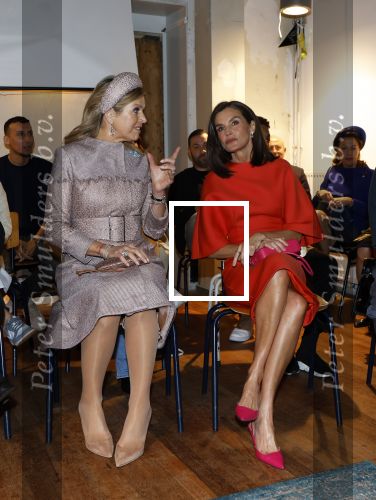 Amsterdam 18 april 2024
Koningin Maxima en Koningin Latizia van Spanje bezoeken Lab6 in Amsterdam west en aansluiten gaan ze naar 10 jaar bestaan Amsterdam Spanish film festival in Tuschinski.