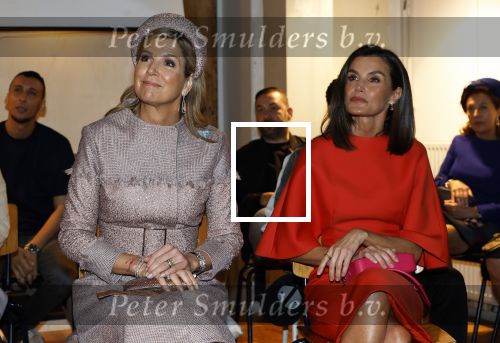 Amsterdam 18 april 2024
Koningin Maxima en Koningin Latizia van Spanje bezoeken Lab6 in Amsterdam west en aansluiten gaan ze naar 10 jaar bestaan Amsterdam Spanish film festival in Tuschinski.