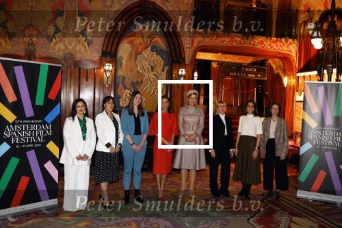 Amsterdam 18 april 2024
Koningin Maxima en Koningin Latizia van Spanje bezoeken Lab6 in Amsterdam west en aansluiten gaan ze naar 10 jaar bestaan Amsterdam Spanish film festival in Tuschinski.