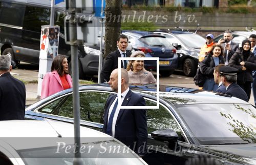 Amsterdam 18 april 2024
Koningin Maxima en Koningin Latizia van Spanje bezoeken Lab6 in Amsterdam west en aansluiten gaan ze naar 10 jaar bestaan Amsterdam Spanish film festival in Tuschinski.