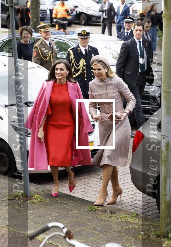Amsterdam 18 april 2024
Koningin Maxima en Koningin Latizia van Spanje bezoeken Lab6 in Amsterdam west en aansluiten gaan ze naar 10 jaar bestaan Amsterdam Spanish film festival in Tuschinski.