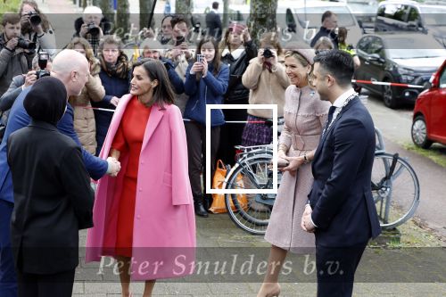 Amsterdam 18 april 2024
Koningin Maxima en Koningin Latizia van Spanje bezoeken Lab6 in Amsterdam west en aansluiten gaan ze naar 10 jaar bestaan Amsterdam Spanish film festival in Tuschinski.