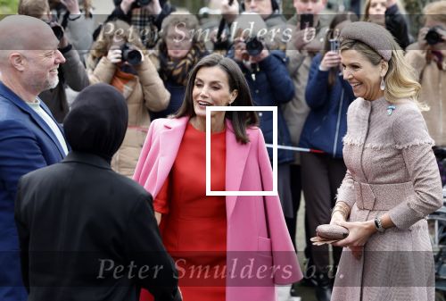 Amsterdam 18 april 2024
Koningin Maxima en Koningin Latizia van Spanje bezoeken Lab6 in Amsterdam west en aansluiten gaan ze naar 10 jaar bestaan Amsterdam Spanish film festival in Tuschinski.