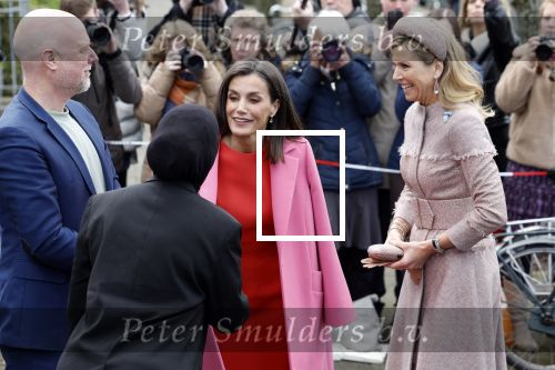Amsterdam 18 april 2024
Koningin Maxima en Koningin Latizia van Spanje bezoeken Lab6 in Amsterdam west en aansluiten gaan ze naar 10 jaar bestaan Amsterdam Spanish film festival in Tuschinski.