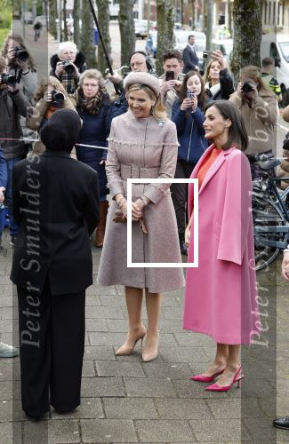 Amsterdam 18 april 2024
Koningin Maxima en Koningin Latizia van Spanje bezoeken Lab6 in Amsterdam west en aansluiten gaan ze naar 10 jaar bestaan Amsterdam Spanish film festival in Tuschinski.