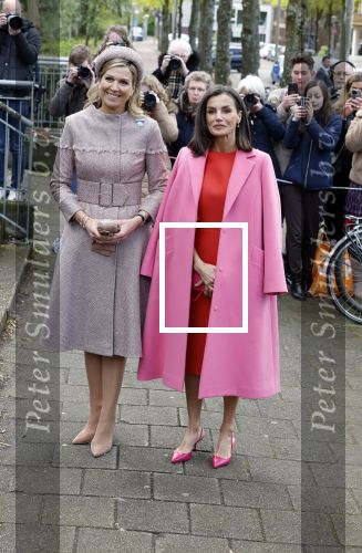 Amsterdam 18 april 2024
Koningin Maxima en Koningin Latizia van Spanje bezoeken Lab6 in Amsterdam west en aansluiten gaan ze naar 10 jaar bestaan Amsterdam Spanish film festival in Tuschinski.