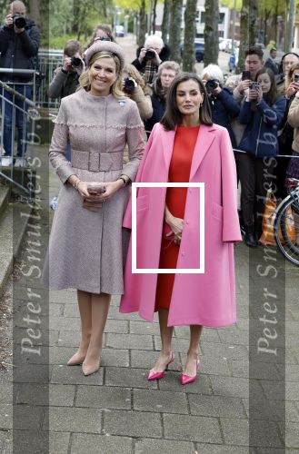 Amsterdam 18 april 2024
Koningin Maxima en Koningin Latizia van Spanje bezoeken Lab6 in Amsterdam west en aansluiten gaan ze naar 10 jaar bestaan Amsterdam Spanish film festival in Tuschinski.