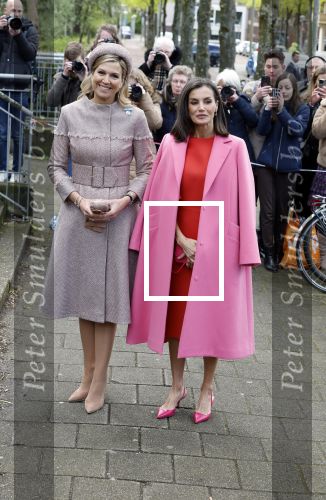 Amsterdam 18 april 2024
Koningin Maxima en Koningin Latizia van Spanje bezoeken Lab6 in Amsterdam west en aansluiten gaan ze naar 10 jaar bestaan Amsterdam Spanish film festival in Tuschinski.