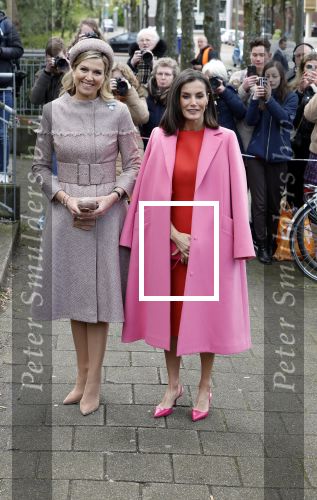 Amsterdam 18 april 2024
Koningin Maxima en Koningin Latizia van Spanje bezoeken Lab6 in Amsterdam west en aansluiten gaan ze naar 10 jaar bestaan Amsterdam Spanish film festival in Tuschinski.