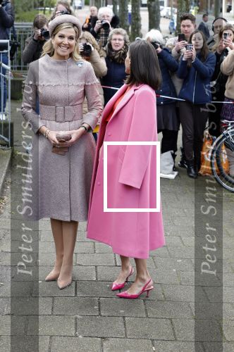Amsterdam 18 april 2024
Koningin Maxima en Koningin Latizia van Spanje bezoeken Lab6 in Amsterdam west en aansluiten gaan ze naar 10 jaar bestaan Amsterdam Spanish film festival in Tuschinski.
