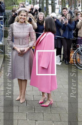 Amsterdam 18 april 2024
Koningin Maxima en Koningin Latizia van Spanje bezoeken Lab6 in Amsterdam west en aansluiten gaan ze naar 10 jaar bestaan Amsterdam Spanish film festival in Tuschinski.