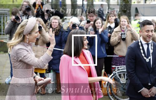 Amsterdam 18 april 2024
Koningin Maxima en Koningin Latizia van Spanje bezoeken Lab6 in Amsterdam west en aansluiten gaan ze naar 10 jaar bestaan Amsterdam Spanish film festival in Tuschinski.