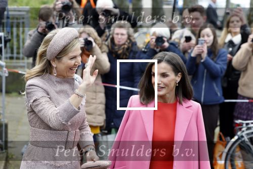 Amsterdam 18 april 2024
Koningin Maxima en Koningin Latizia van Spanje bezoeken Lab6 in Amsterdam west en aansluiten gaan ze naar 10 jaar bestaan Amsterdam Spanish film festival in Tuschinski.