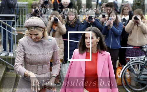 Amsterdam 18 april 2024
Koningin Maxima en Koningin Latizia van Spanje bezoeken Lab6 in Amsterdam west en aansluiten gaan ze naar 10 jaar bestaan Amsterdam Spanish film festival in Tuschinski.