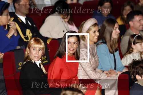 Amsterdam 18 april 2024
Koningin Maxima en Koningin Latizia van Spanje bezoeken Lab6 in Amsterdam west en aansluiten gaan ze naar 10 jaar bestaan Amsterdam Spanish film festival in Tuschinski.