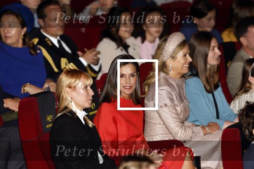 Amsterdam 18 april 2024
Koningin Maxima en Koningin Latizia van Spanje bezoeken Lab6 in Amsterdam west en aansluiten gaan ze naar 10 jaar bestaan Amsterdam Spanish film festival in Tuschinski.