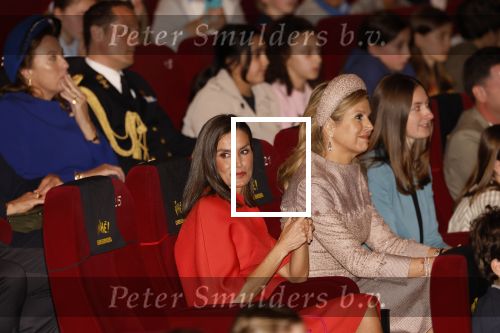Amsterdam 18 april 2024
Koningin Maxima en Koningin Latizia van Spanje bezoeken Lab6 in Amsterdam west en aansluiten gaan ze naar 10 jaar bestaan Amsterdam Spanish film festival in Tuschinski.