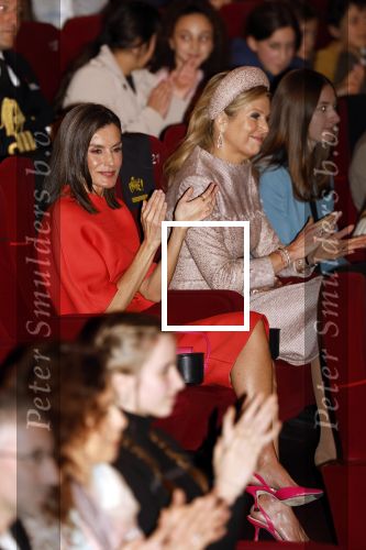 Amsterdam 18 april 2024
Koningin Maxima en Koningin Latizia van Spanje bezoeken Lab6 in Amsterdam west en aansluiten gaan ze naar 10 jaar bestaan Amsterdam Spanish film festival in Tuschinski.