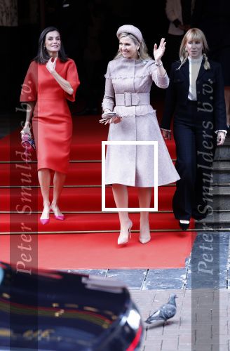 Amsterdam 18 april 2024
Koningin Maxima en Koningin Latizia van Spanje bezoeken Lab6 in Amsterdam west en aansluiten gaan ze naar 10 jaar bestaan Amsterdam Spanish film festival in Tuschinski.