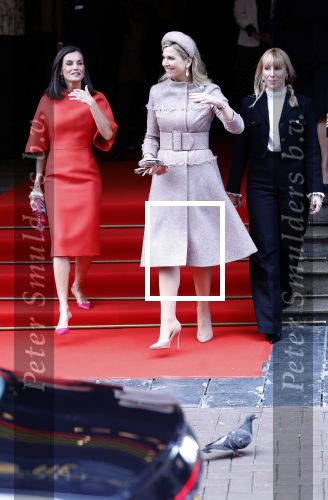 Amsterdam 18 april 2024
Koningin Maxima en Koningin Latizia van Spanje bezoeken Lab6 in Amsterdam west en aansluiten gaan ze naar 10 jaar bestaan Amsterdam Spanish film festival in Tuschinski.