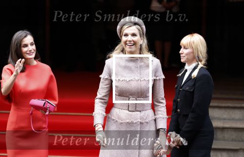 Amsterdam 18 april 2024
Koningin Maxima en Koningin Latizia van Spanje bezoeken Lab6 in Amsterdam west en aansluiten gaan ze naar 10 jaar bestaan Amsterdam Spanish film festival in Tuschinski.