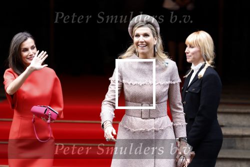 Amsterdam 18 april 2024
Koningin Maxima en Koningin Latizia van Spanje bezoeken Lab6 in Amsterdam west en aansluiten gaan ze naar 10 jaar bestaan Amsterdam Spanish film festival in Tuschinski.