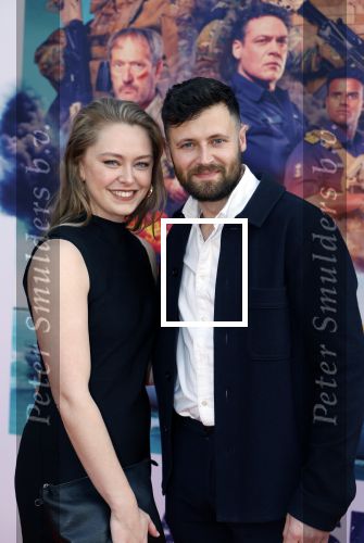 Amsterdam 8 april 2024
Premiere Invasie in Pathe Arena met oa 
Lisa Zweerman met haar partner Steef de Bot